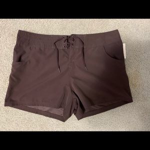 NWT Leilani Swim shorts, Size 16 Brown